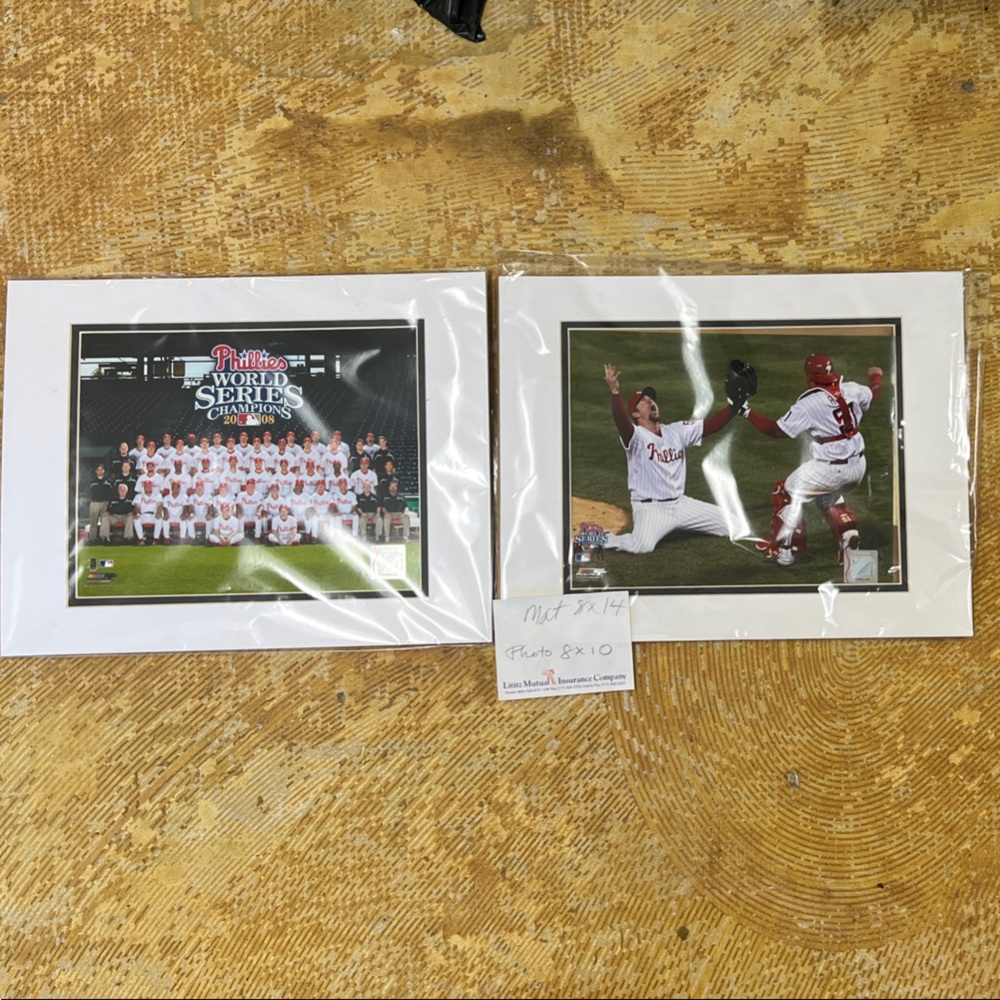 2008 Philadelphia Phillies World Series photo set